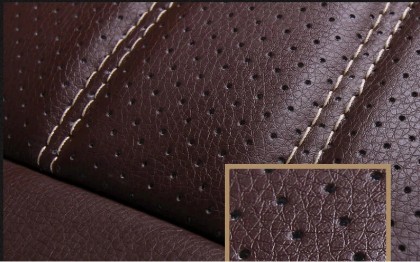 Pelle microfibra perforata